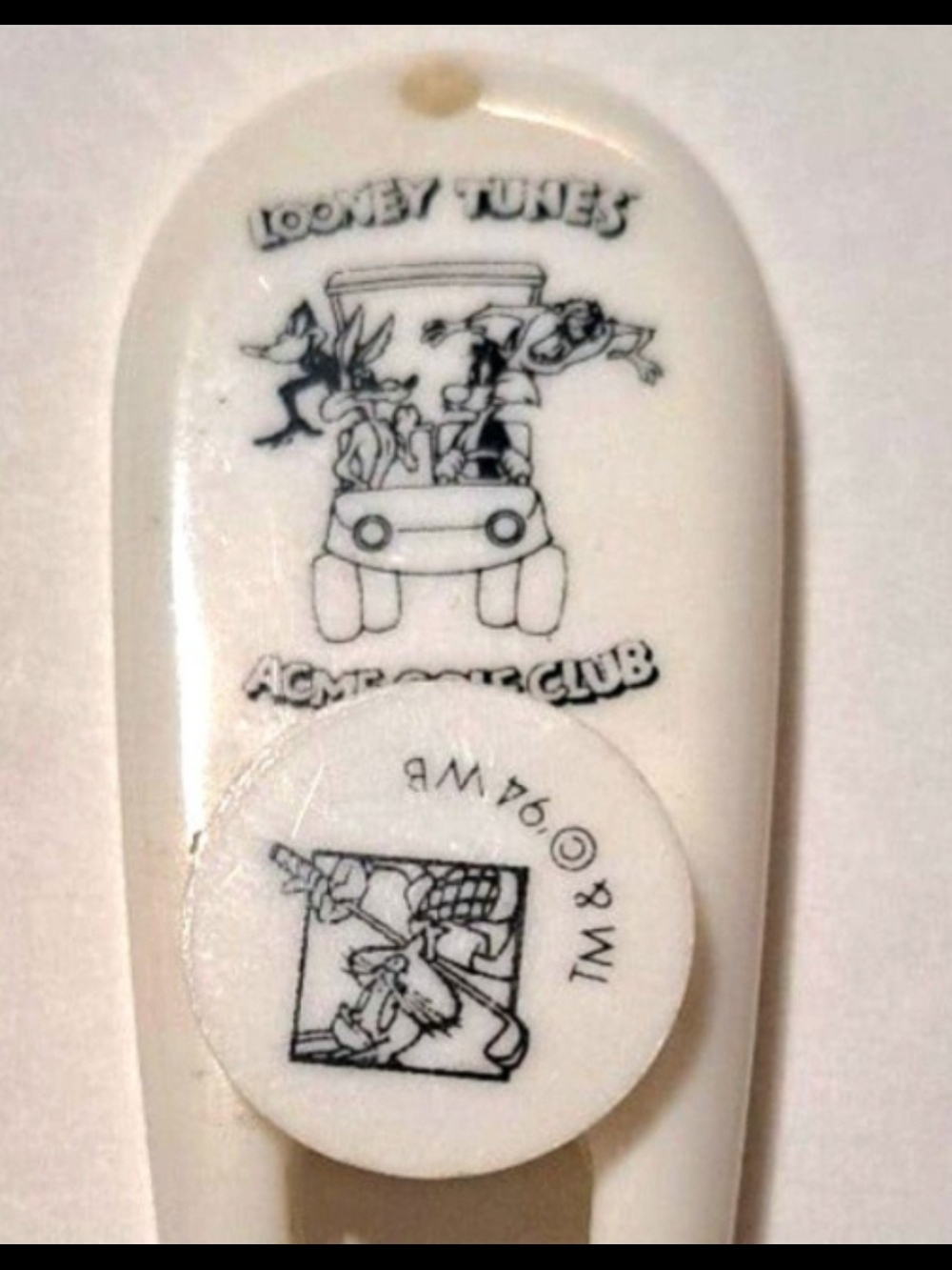 Looney toons acme golf club divot tool 1994 Warner bros Buggs Bunny Taz Daffy - Picture 4 of 4